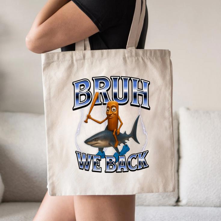 Italian Brainrot Back To School Canvas Tote Bag