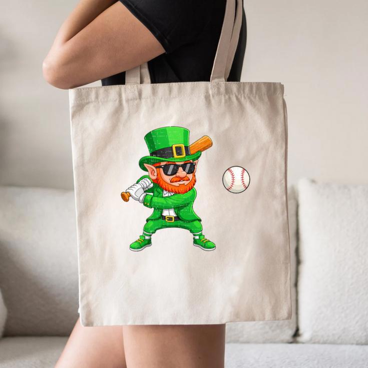 Leprechaun Playing Baseball St Patricks Day Sport Boys Canvas Tote Bag Leprechaun Playing Baseball St Patricks Day Sport Boys Canvas Tote Bag