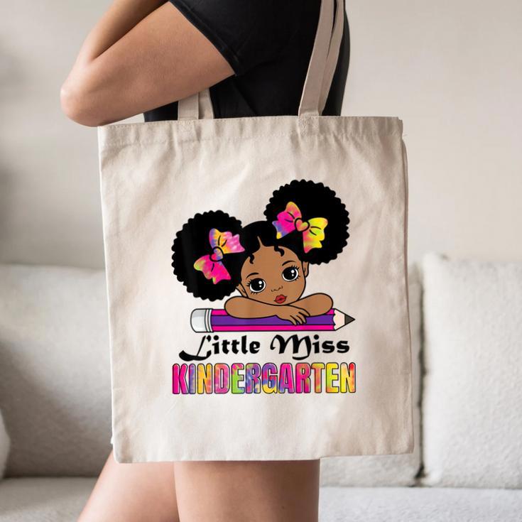 Little Miss Kindergarten Afro Puff Girl Back To School Canvas Tote Bag Little Miss Kindergarten Afro Puff Girl Back To School Canvas Tote Bag