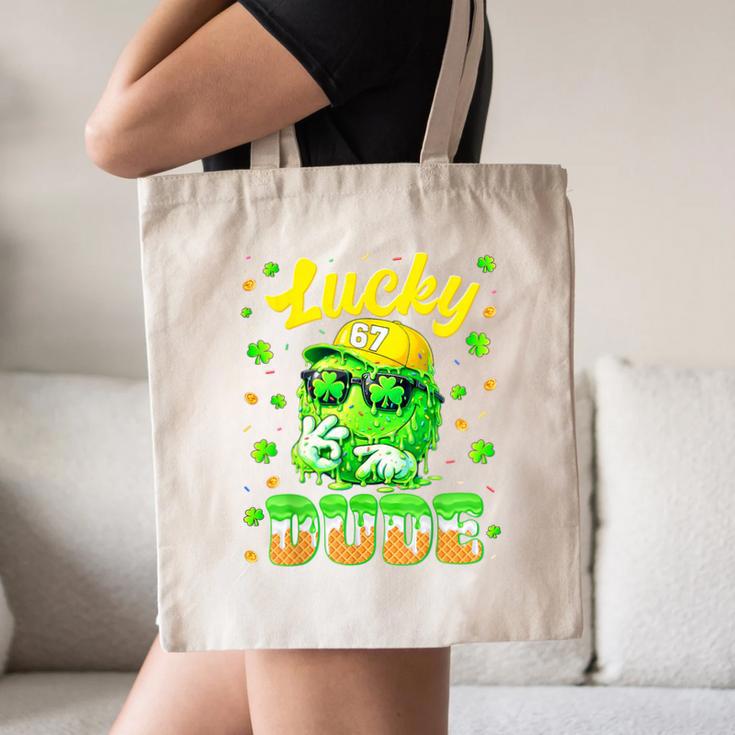 Lucky Dude Drip Baseball Shamrock St Patrick Men Boy Youth Canvas Tote Bag Lucky Dude Drip Baseball Shamrock St Patrick Men Boy Youth Canvas Tote Bag