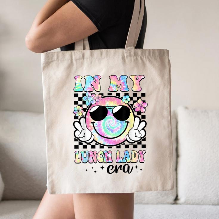 In My Lunch Lady Era Groovy Retro Back To School Canvas Tote Bag In My Lunch Lady Era Groovy Retro Back To School Canvas Tote Bag