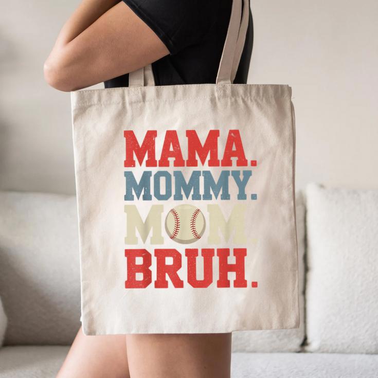 Mama Mommy Mom Bruh Baseball For Women Grandma Mother's Day Canvas Tote Bag Mama Mommy Mom Bruh Baseball For Women Grandma Mother's Day Canvas Tote Bag