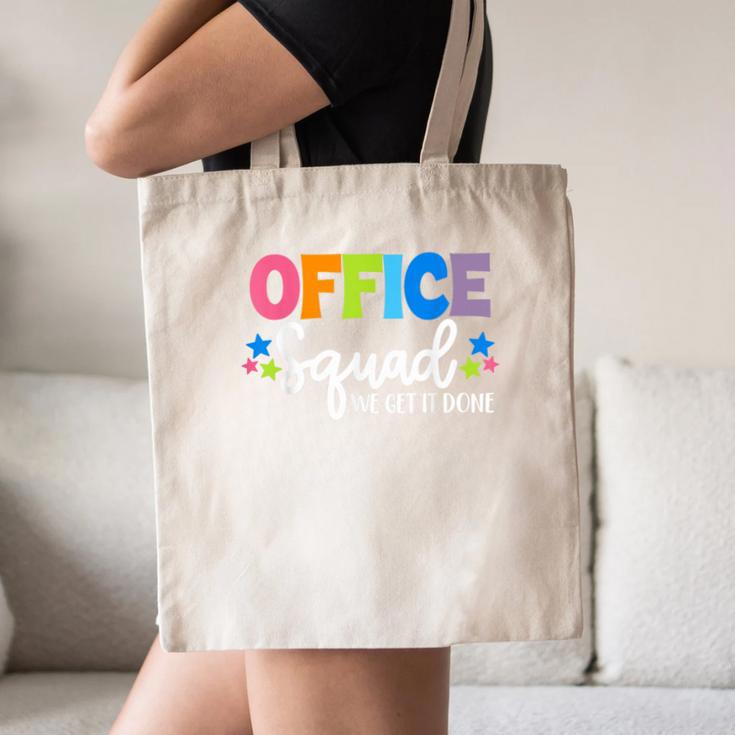 Office Squad We Get It Done Back To School First Day Canvas Tote Bag Office Squad We Get It Done Back To School First Day Canvas Tote Bag