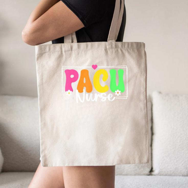 PACU Nurse Back To School Student Nurse Canvas Tote Bag