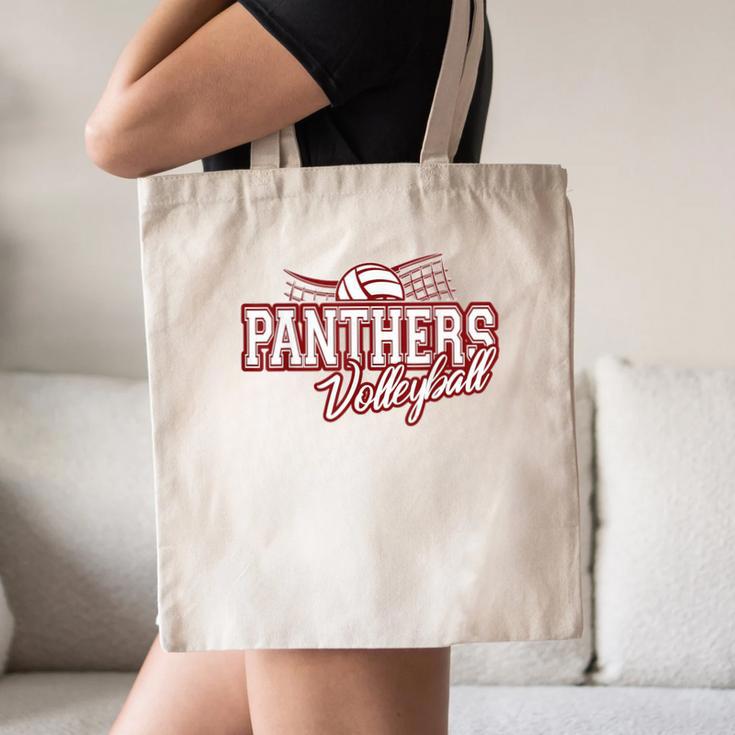 Panthers Volleyball Back To School Spirit M Canvas Tote Bag Panthers Volleyball Back To School Spirit M Canvas Tote Bag