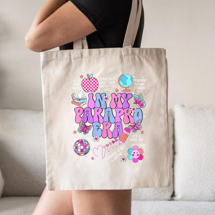 In My Parapro Era Paraprofessional First Day Back To School Canvas Tote Bag In My Parapro Era Paraprofessional First Day Back To School Canvas Tote Bag