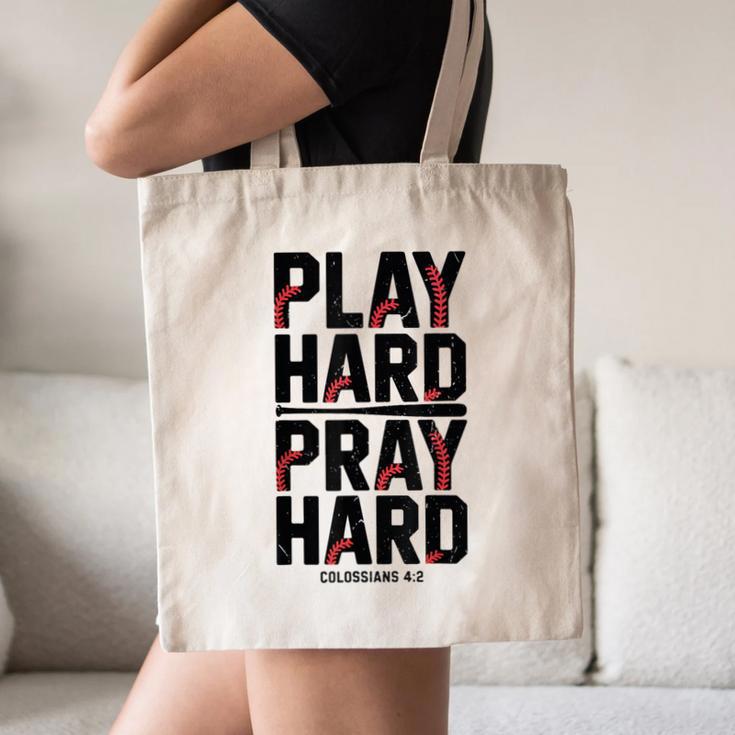 Play Hard Pray Hard Youth Boy Christian Baseball Jesus Canvas Tote Bag Play Hard Pray Hard Youth Boy Christian Baseball Jesus Canvas Tote Bag