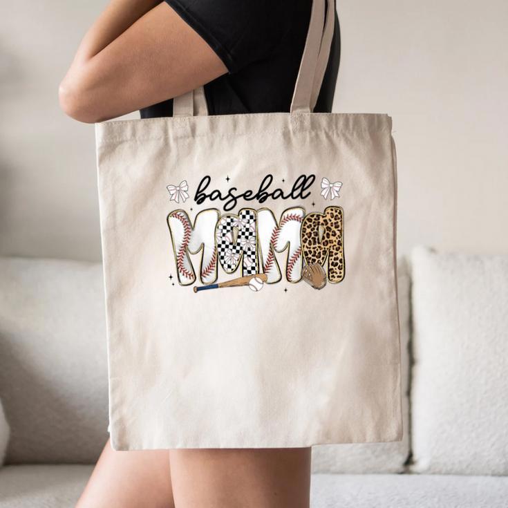 Preppy Baseball Mama Coquette Bow Game Day Mom Mother Canvas Tote Bag Preppy Baseball Mama Coquette Bow Game Day Mom Mother Canvas Tote Bag