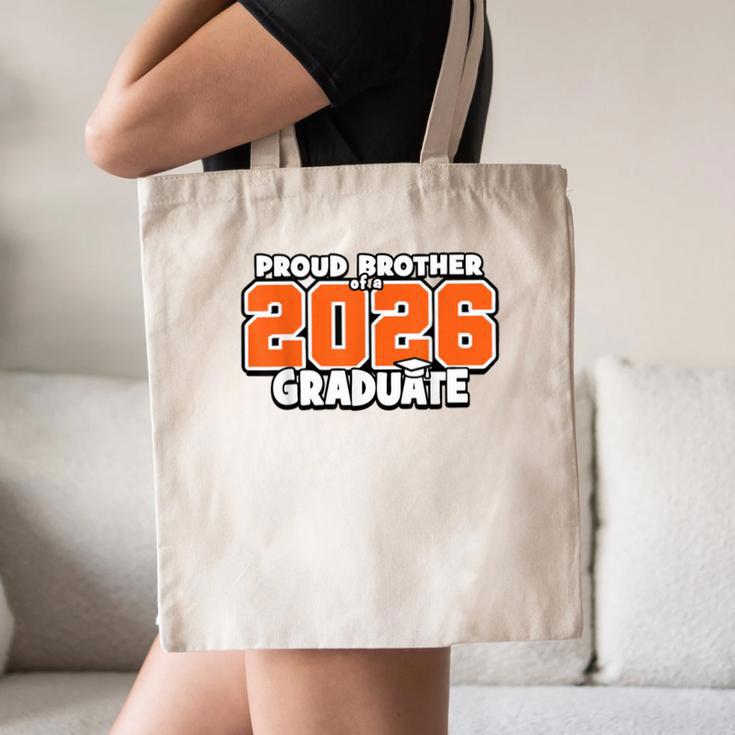 Proud Brother Of 2026 Graduate Matching Back To School O Canvas Tote Bag