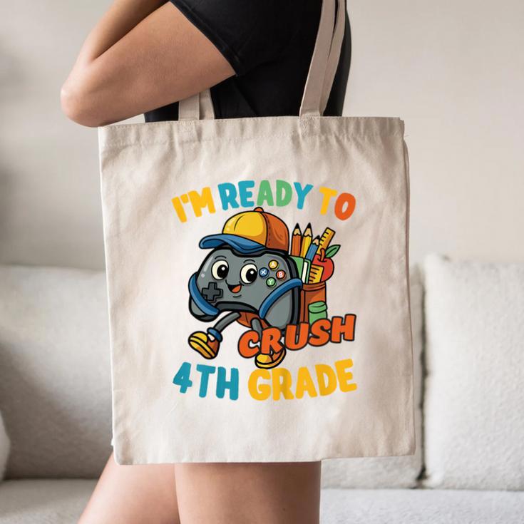 Ready For 4th Grade First Day Back To School Students Canvas Tote Bag