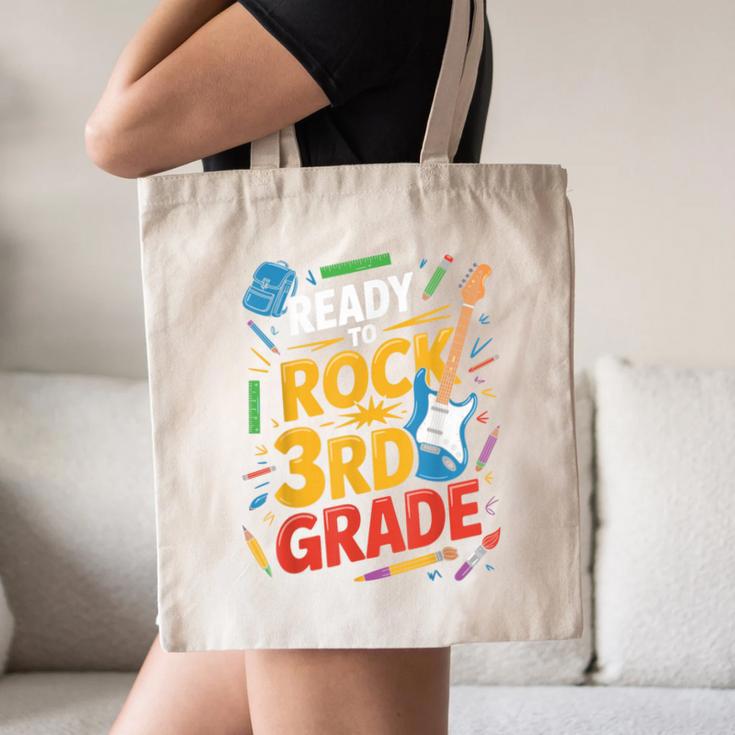 Ready To Rock 3rd Grade Music Back To School Canvas Tote Bag Ready To Rock 3rd Grade Music Back To School Canvas Tote Bag