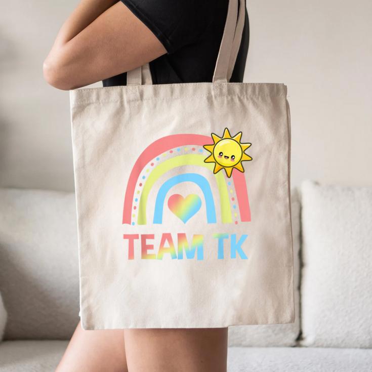 Retro Team TK Back To School Transitional Kindergarten Canvas Tote Bag Retro Team TK Back To School Transitional Kindergarten Canvas Tote Bag