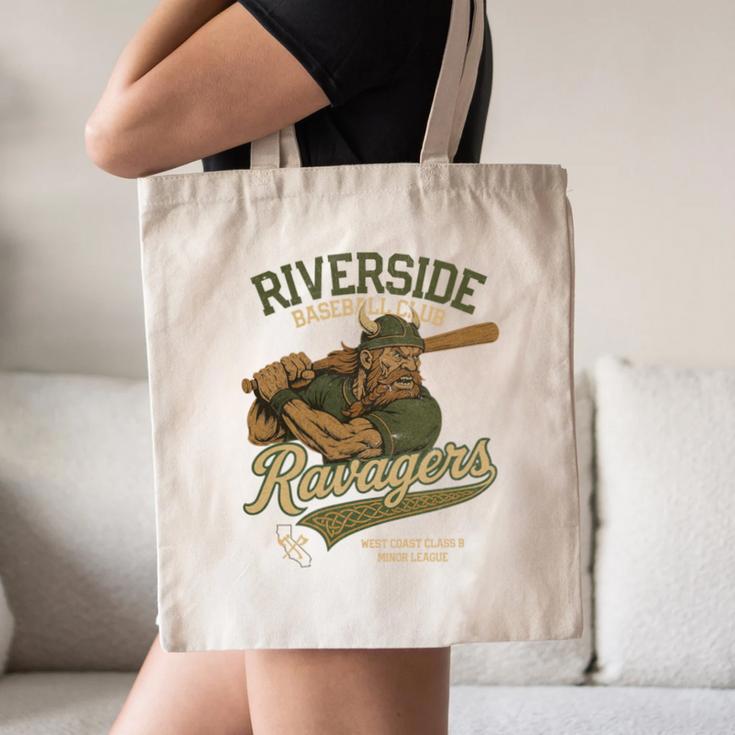 Riverside Ravagers Retro Minor League Baseball Canvas Tote Bag Riverside Ravagers Retro Minor League Baseball Canvas Tote Bag