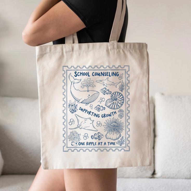 School Counselor Ocean Guidance Counselor Back To School Canvas Tote Bag School Counselor Ocean Guidance Counselor Back To School Canvas Tote Bag