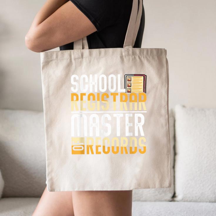 School Registrar Appreciation Back To School Registrar Canvas Tote Bag School Registrar Appreciation Back To School Registrar Canvas Tote Bag