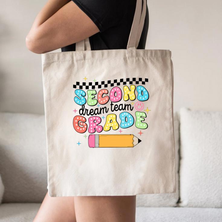 Second Grade Dream Team Back To School First Day Of School Performance Canvas Tote Bag