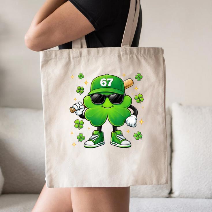 Shamrocks Playing Baseball St Patricks Day 6 7 Meme Men Boys Canvas Tote Bag Shamrocks Playing Baseball St Patricks Day 6 7 Meme Men Boys Canvas Tote Bag