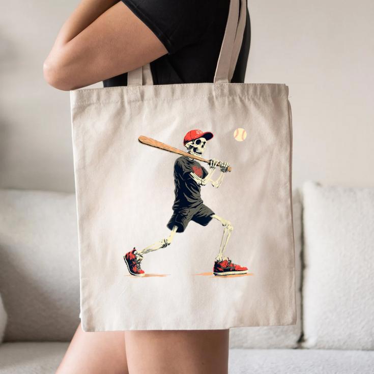 Skeleton Baseball Halloween Costume Men Boys Kids Canvas Tote Bag Skeleton Baseball Halloween Costume Men Boys Kids Canvas Tote Bag