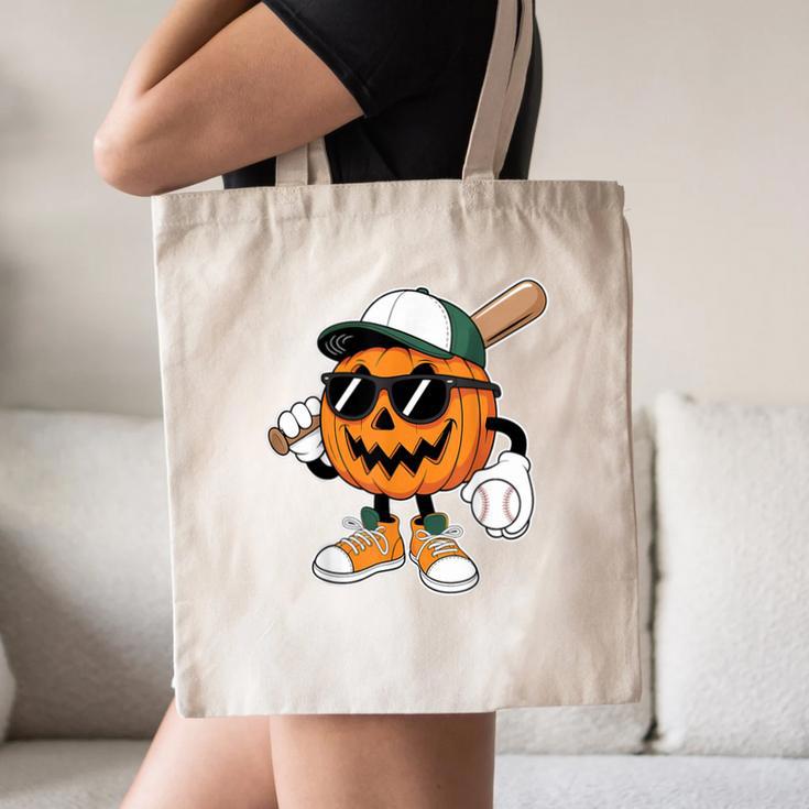 Spooky Jack O Lantern Baseball Halloween Costumes Boys Canvas Tote Bag Spooky Jack O Lantern Baseball Halloween Costumes Boys Canvas Tote Bag