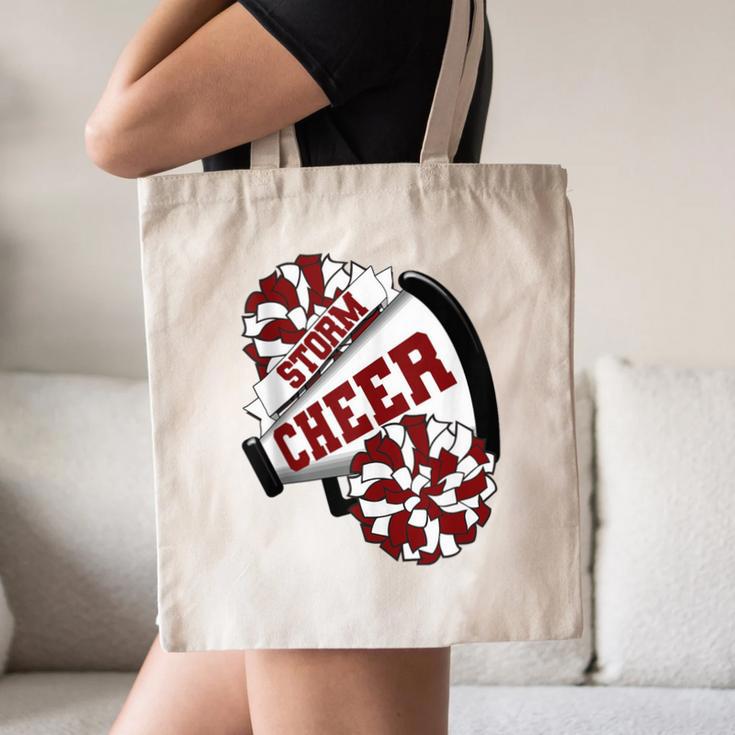 Storm Cheer Back To School Cheerleading Spirit M Canvas Tote Bag Storm Cheer Back To School Cheerleading Spirit M Canvas Tote Bag