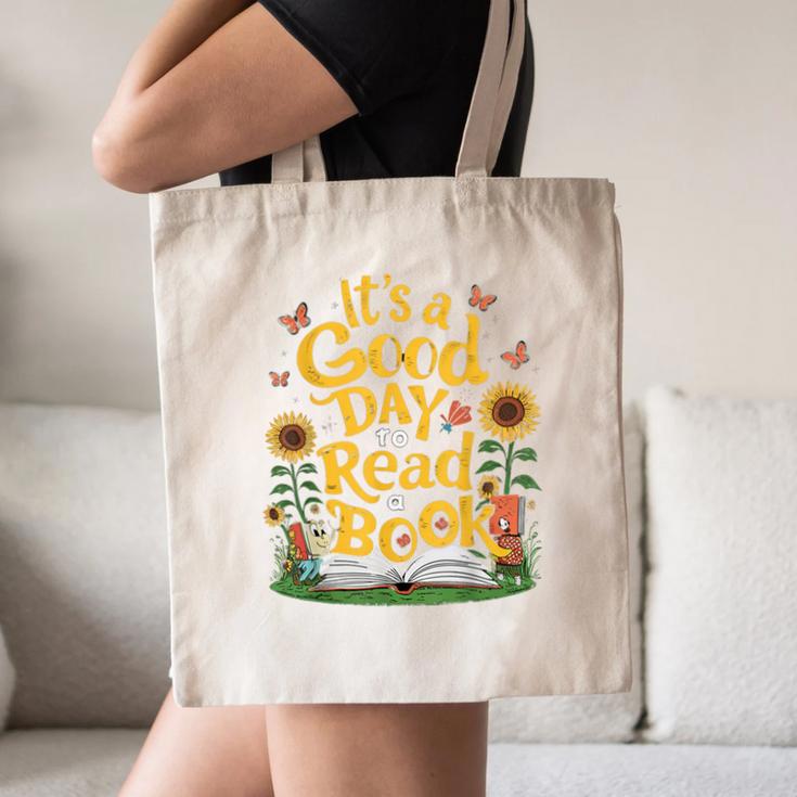 Student It's A Good Day To Read a Book Back To School Canvas Tote Bag Student It's A Good Day To Read a Book Back To School Canvas Tote Bag