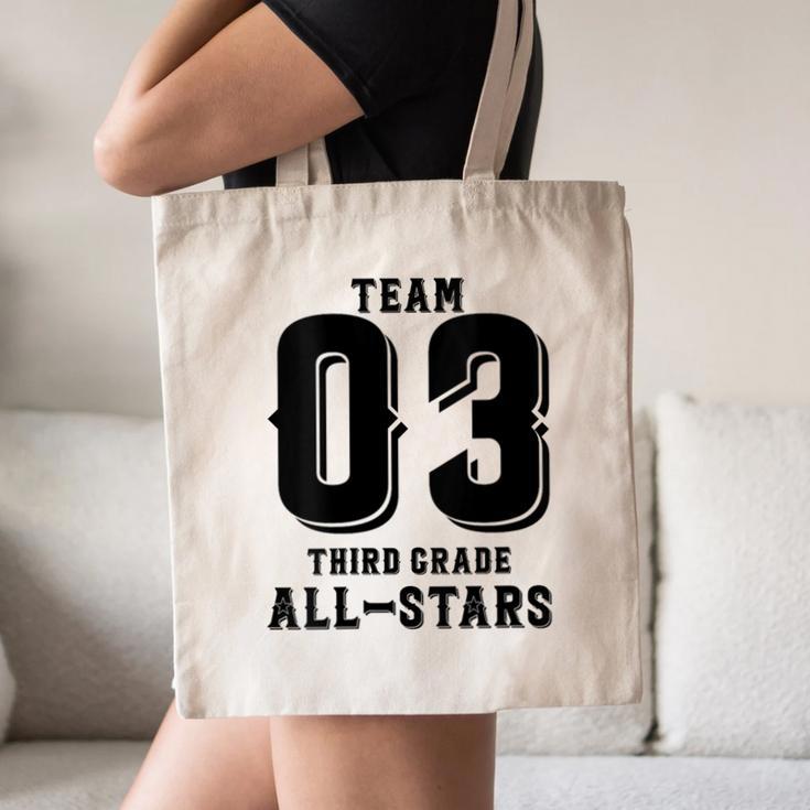Team 3rd Grade All-Stars Back To School Tee For Stude Canvas Tote Bag Team 3rd Grade All-Stars Back To School Tee For Stude Canvas Tote Bag