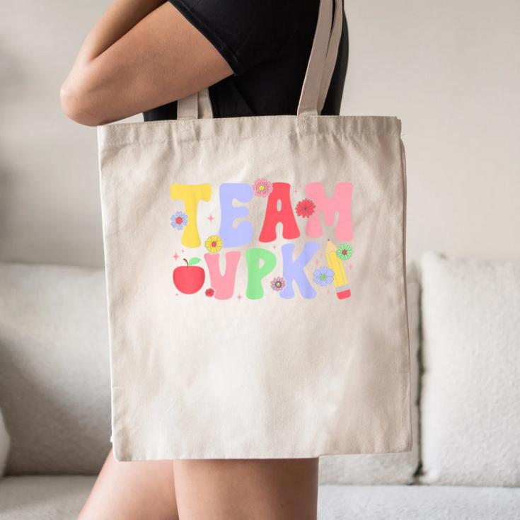 Team VPK First Day Of VPK Back To School VPK Canvas Tote Bag Team VPK First Day Of VPK Back To School VPK Canvas Tote Bag