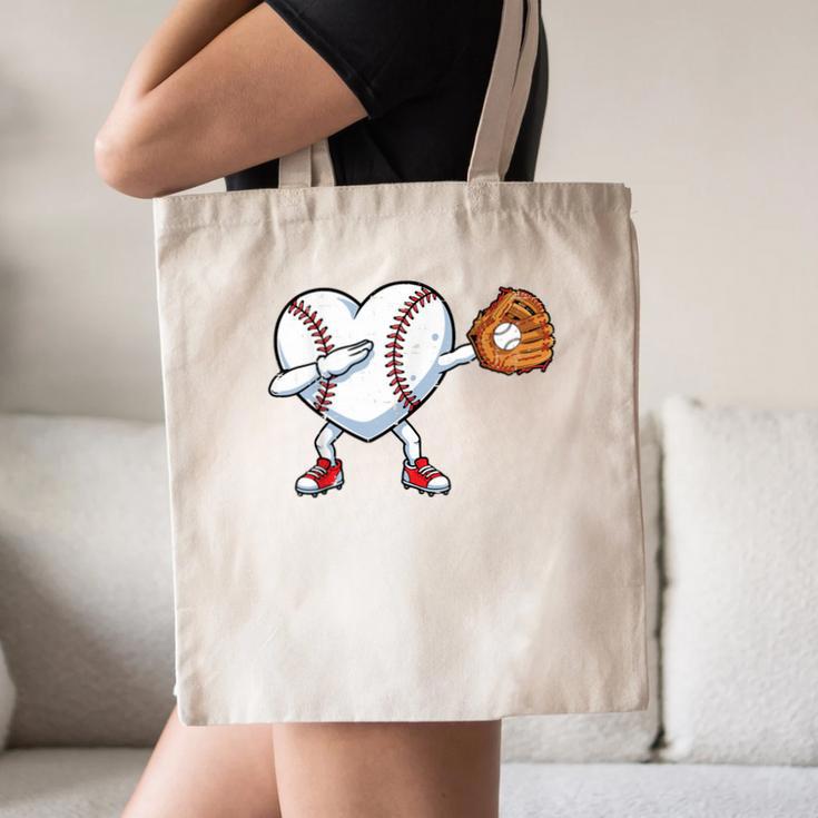 Valentines Day Baseball Ball Heart Dab Boys Kids Men Canvas Tote Bag Valentines Day Baseball Ball Heart Dab Boys Kids Men Canvas Tote Bag