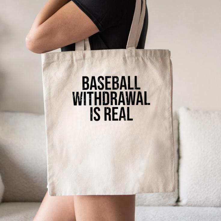 Vintage Baseball Withdrawal Is Real Premium Tri-Blend Canvas Tote Bag Vintage Baseball Withdrawal Is Real Premium Tri-Blend Canvas Tote Bag