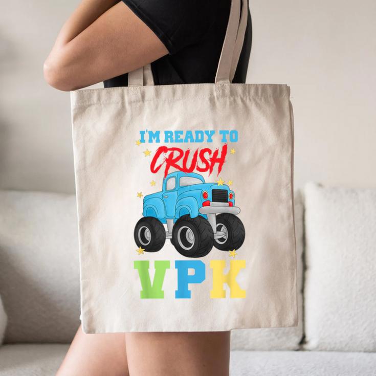 VPK Back To School 1st Day Of School Prekindergarten Kids Canvas Tote Bag
