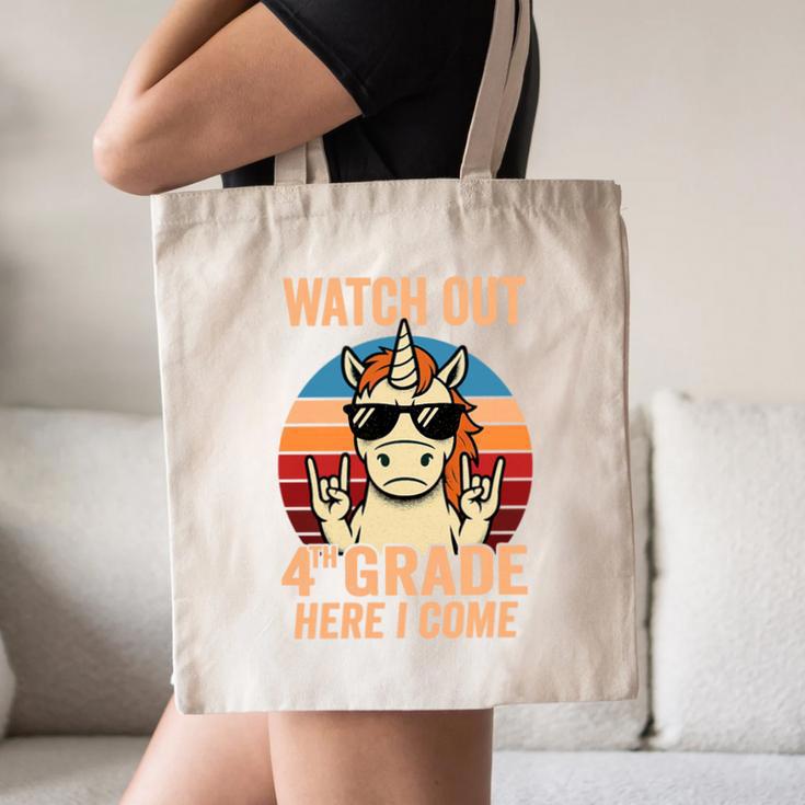 Watch Out Fourth Grade 2026 Back To School 4th Grade Boys Premium Tri-Blend Canvas Tote Bag Watch Out Fourth Grade 2026 Back To School 4th Grade Boys Premium Tri-Blend Canvas Tote Bag
