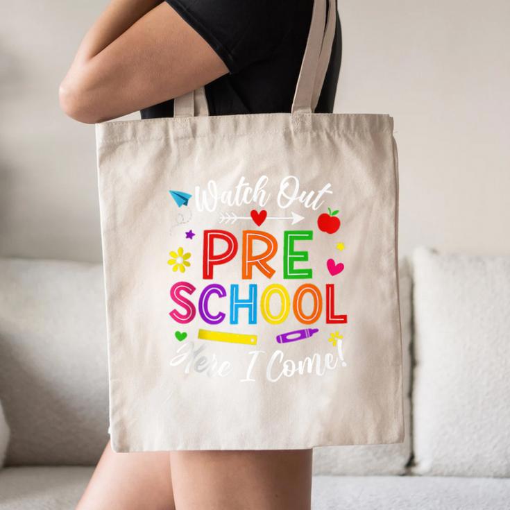 Watch Out Preschool Here I Come Back To School Future Class Canvas Tote Bag
