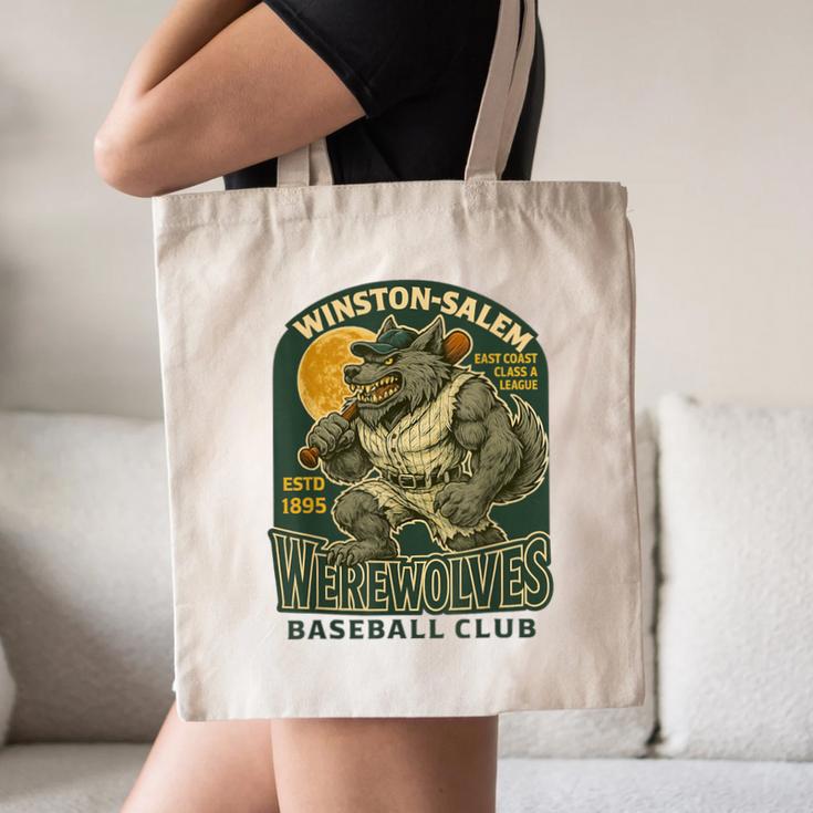 Winston-Salem Werewolves Minor League Baseball Club Canvas Tote Bag