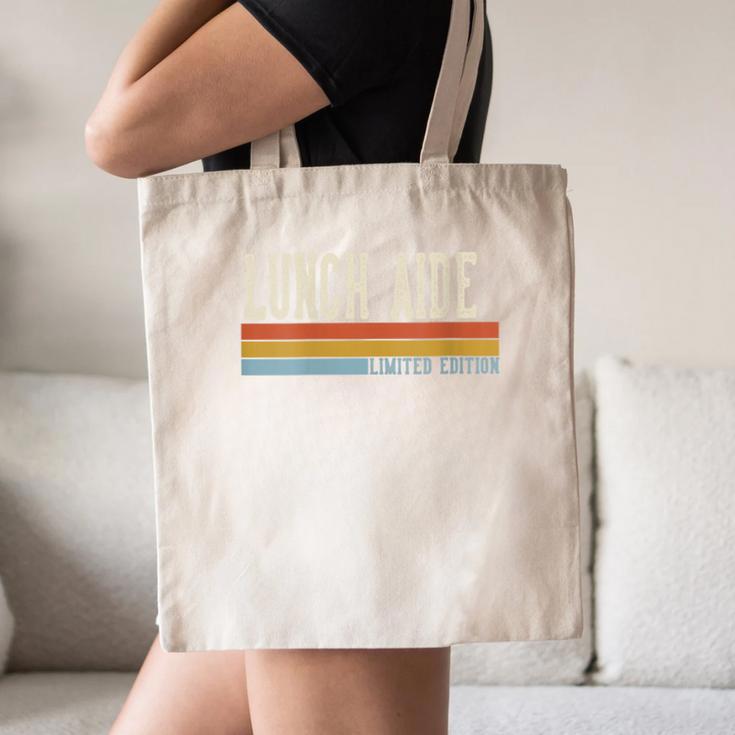 Women's Lunch Aide Week Retro Vintage Back To School Day Canvas Tote Bag Women's Lunch Aide Week Retro Vintage Back To School Day Canvas Tote Bag