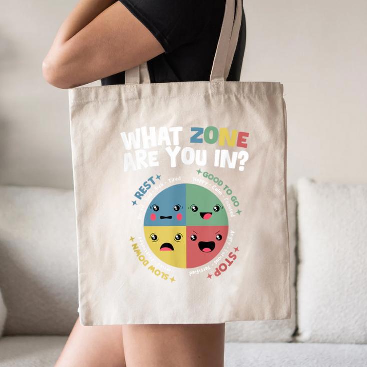Zones Of Regulation School Counselor Back To School Emotion Canvas Tote Bag Zones Of Regulation School Counselor Back To School Emotion Canvas Tote Bag