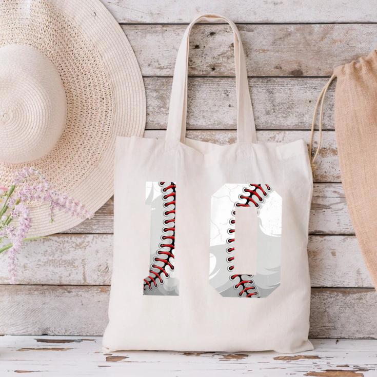 2016 10th Birthday Baseball Boys Kids Ten 10 Tenth Canvas Tote Bag