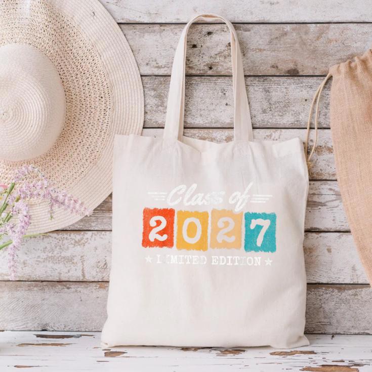 2027 Back To School Graduation Limited Edition Class Of 2027 Canvas Tote Bag 2027 Back To School Graduation Limited Edition Class Of 2027 Canvas Tote Bag
