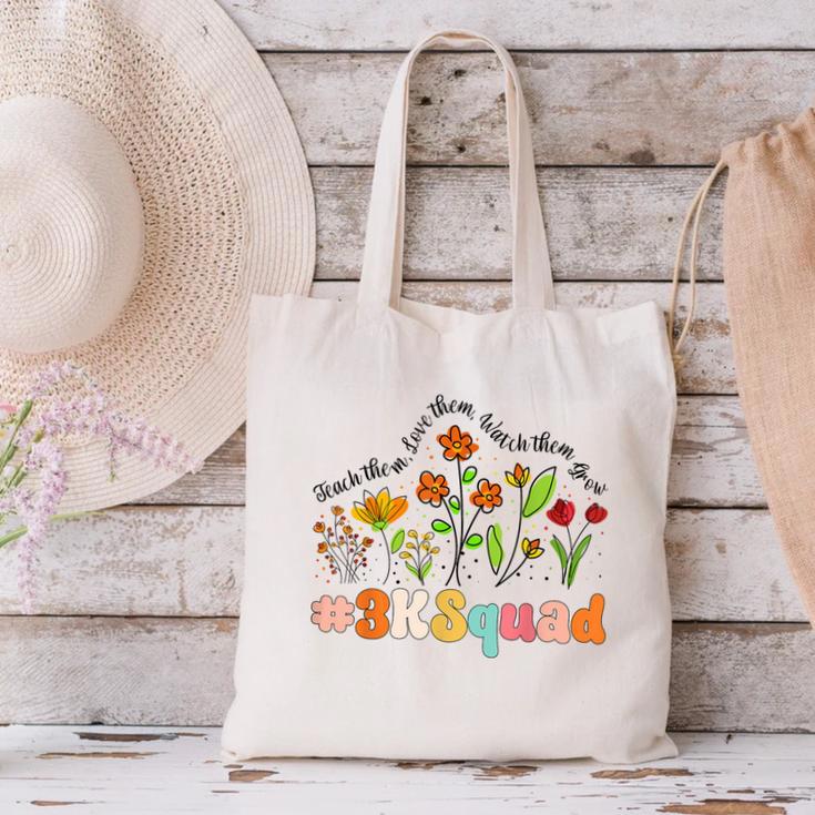 3K Squad Appreciation Week Back To School Canvas Tote Bag 3K Squad Appreciation Week Back To School Canvas Tote Bag