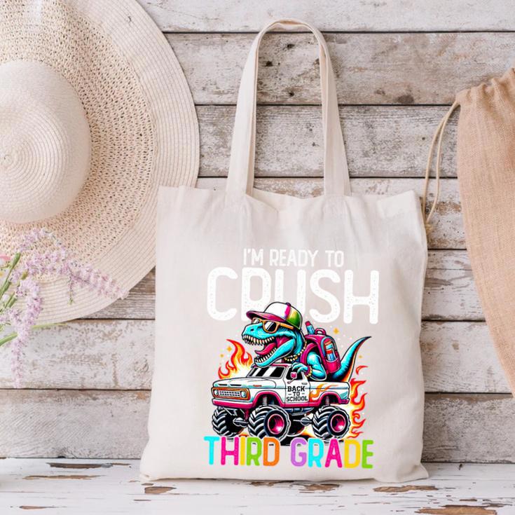 3rd Grade Back To School Kids Ready To Crush Third Grade Premium Tri-Blend Canvas Tote Bag 3rd Grade Back To School Kids Ready To Crush Third Grade Premium Tri-Blend Canvas Tote Bag