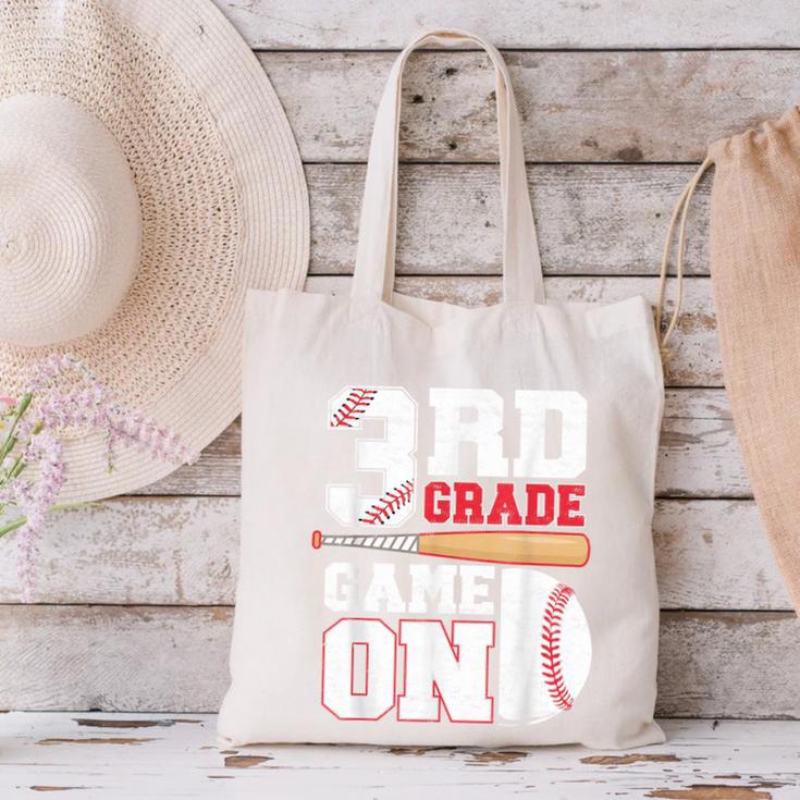 3rd Grade Game On Back To School Baseball Boy Third Grade Canvas Tote Bag 3rd Grade Game On Back To School Baseball Boy Third Grade Canvas Tote Bag