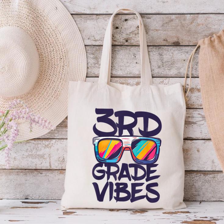 3rd Grade Vibes Shirt Back To School Third Grade Boy Girl Canvas Tote Bag 3rd Grade Vibes Shirt Back To School Third Grade Boy Girl Canvas Tote Bag