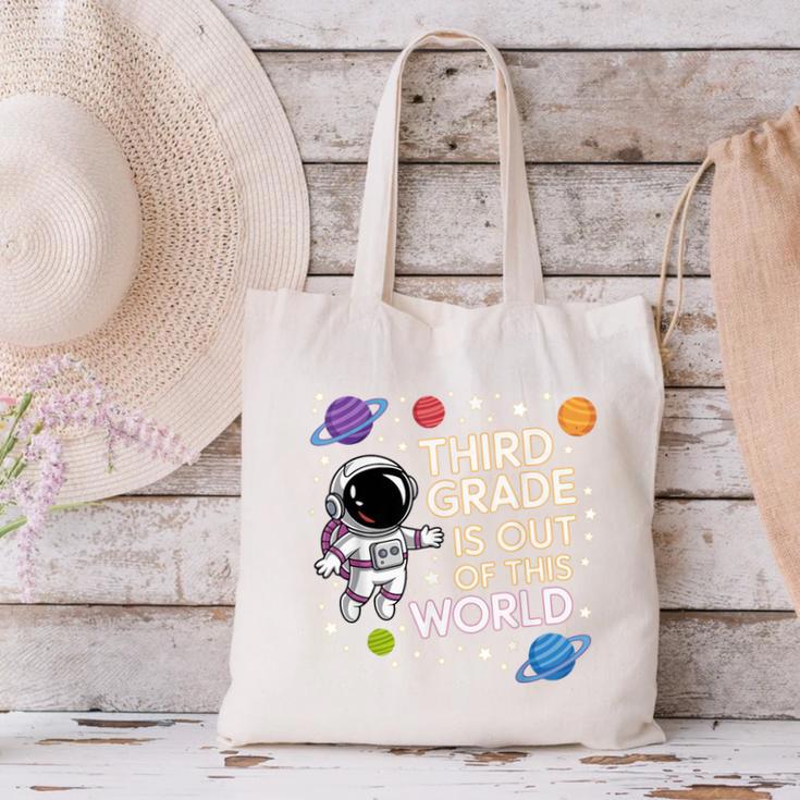 3rd Grade Is Out Of This World Space Back To School Canvas Tote Bag 3rd Grade Is Out Of This World Space Back To School Canvas Tote Bag