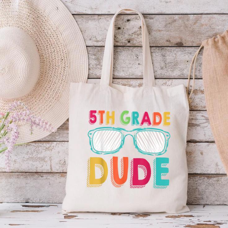 5th Grade Dude Back To School Fifth Grade Student Canvas Tote Bag 5th Grade Dude Back To School Fifth Grade Student Canvas Tote Bag