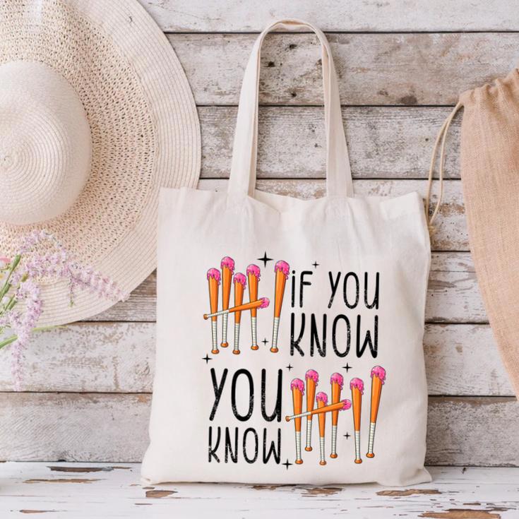6 7 If You Know You Know Baseball Ice Cream Dip Canvas Tote Bag 6 7 If You Know You Know Baseball Ice Cream Dip Canvas Tote Bag