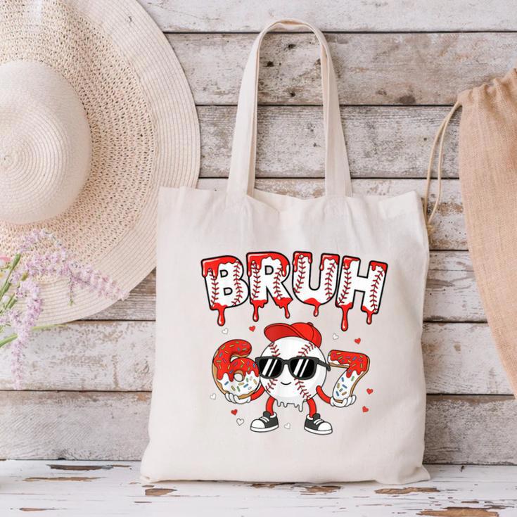 67 Bruh Valentines Baseball Boys Kids Six Seven 6 7 Canvas Tote Bag
