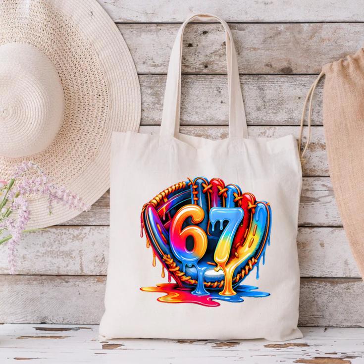 67 Drip Baseball Life Style 101 Apparel Youth Drip Kids Meme Canvas Tote Bag