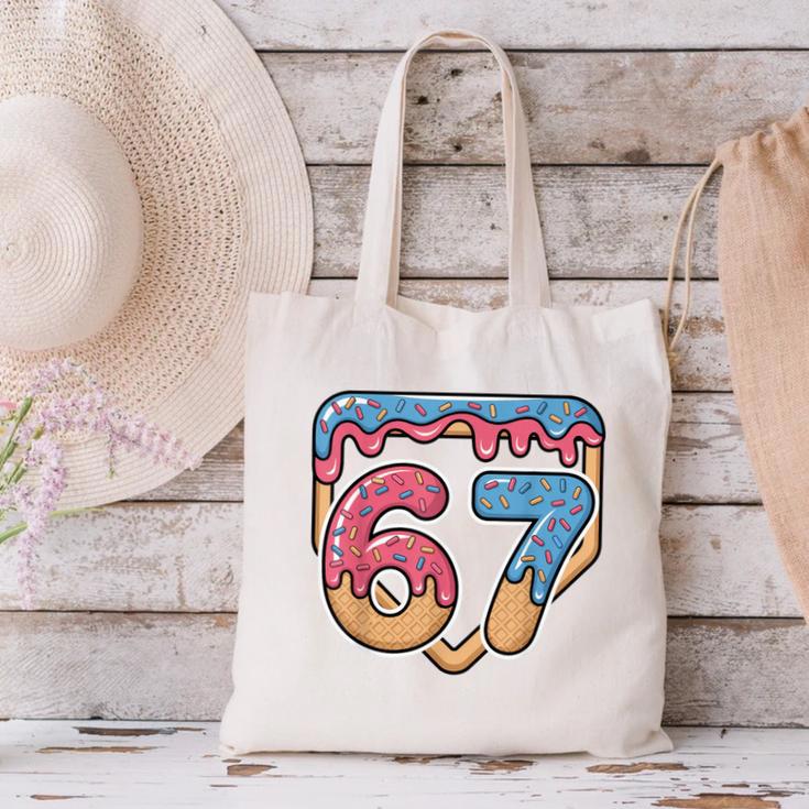 67 Ice Cream Drip Meme Baseball Canvas Tote Bag 67 Ice Cream Drip Meme Baseball Canvas Tote Bag