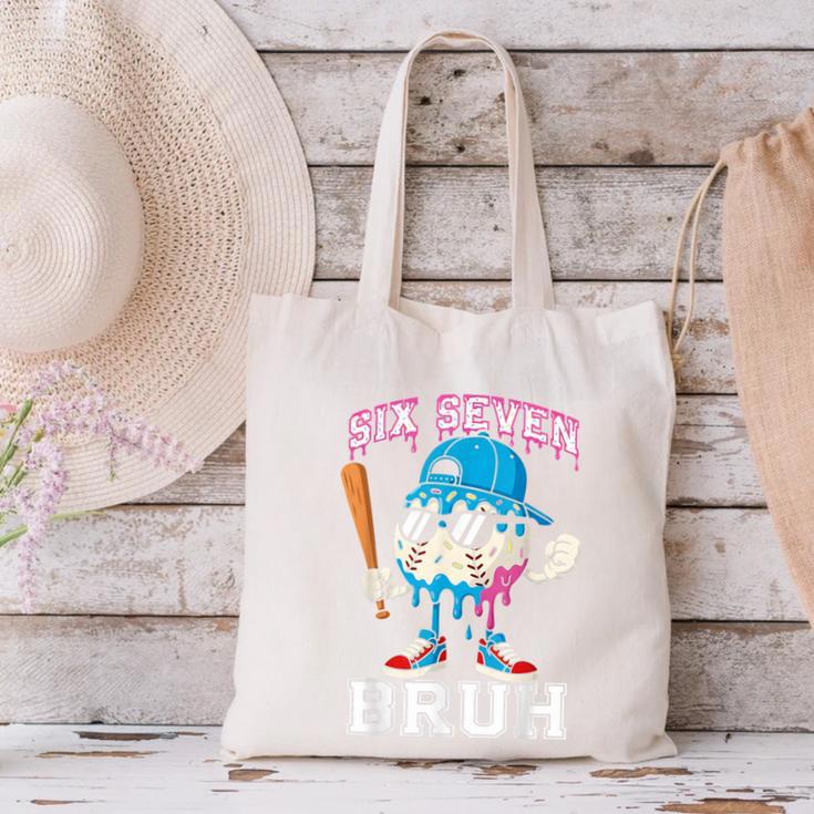 67 Six Seven Baseball Ice Cream Drip Number 67 Player Canvas Tote Bag 67 Six Seven Baseball Ice Cream Drip Number 67 Player Canvas Tote Bag