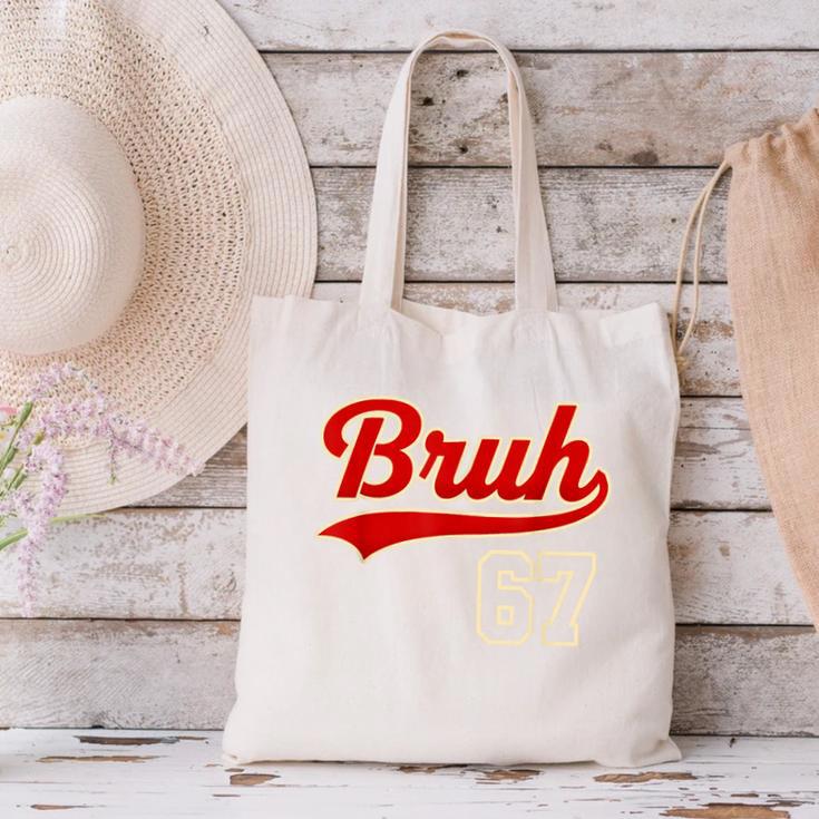 67 Six Seven Bruh Meme Baseball Vintage Style Men Boys Canvas Tote Bag 67 Six Seven Bruh Meme Baseball Vintage Style Men Boys Canvas Tote Bag