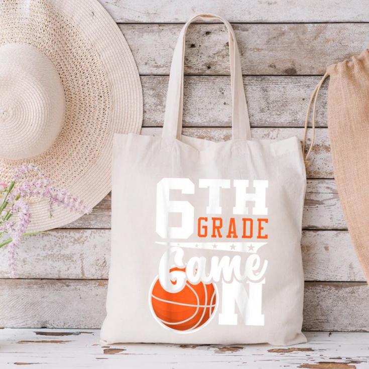 6th Grade Game On Back To School Basketball Boy Sixth Grade Canvas Tote Bag 6th Grade Game On Back To School Basketball Boy Sixth Grade Canvas Tote Bag
